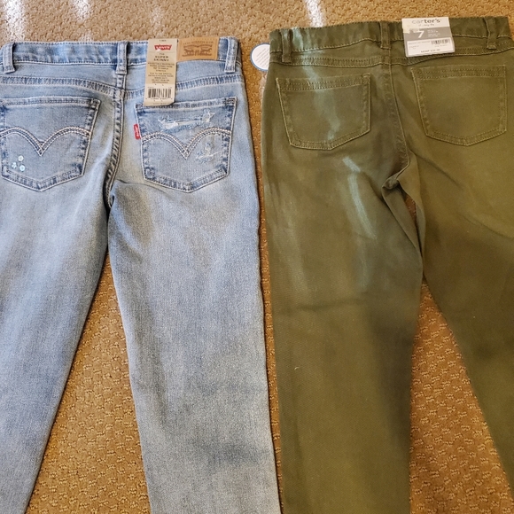 2 pairs of Girls size 7 jeans - Picture 4 of 6